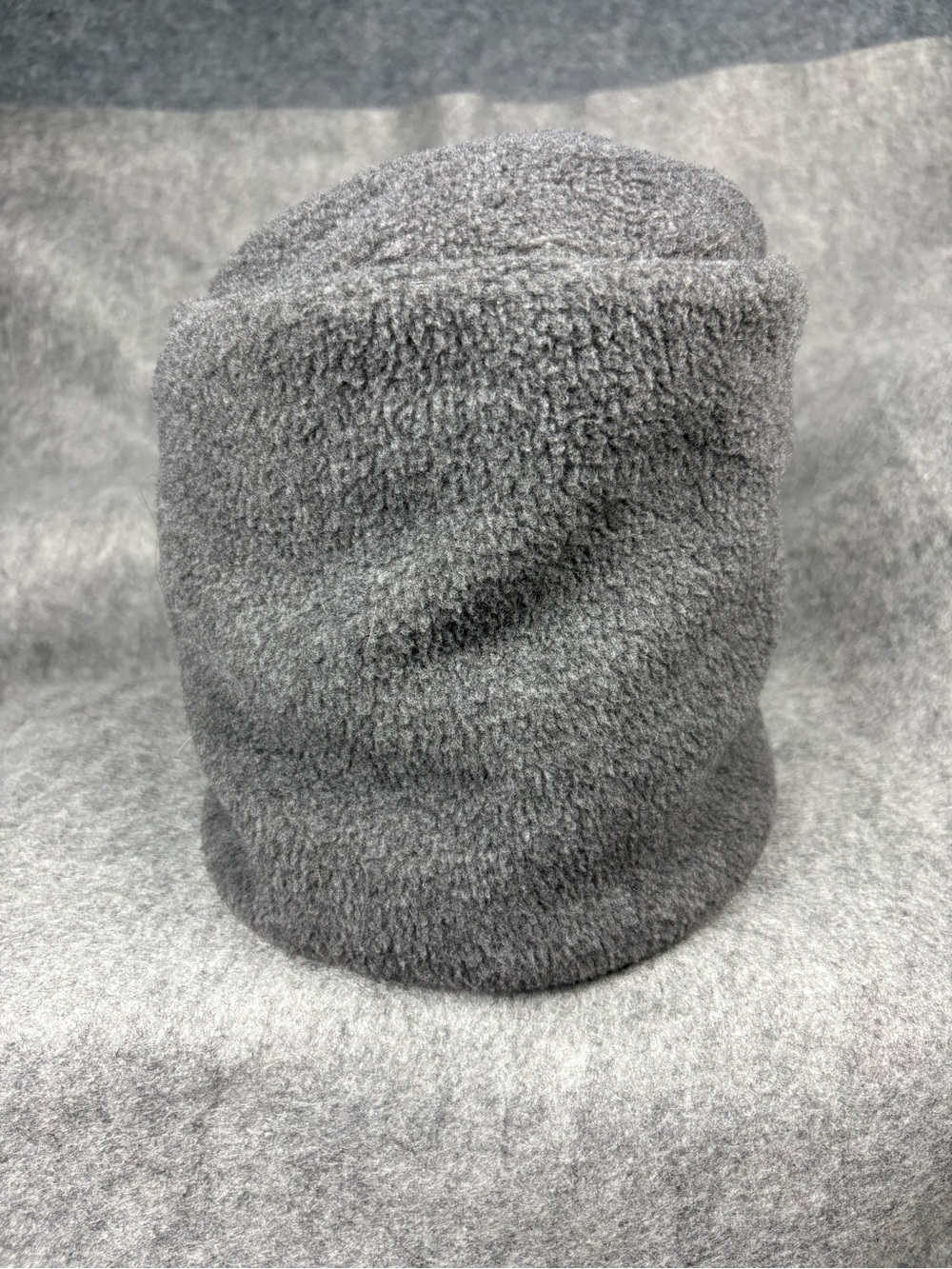 Turtle Fur Gray Fleece Beanie Adult Winter Hat